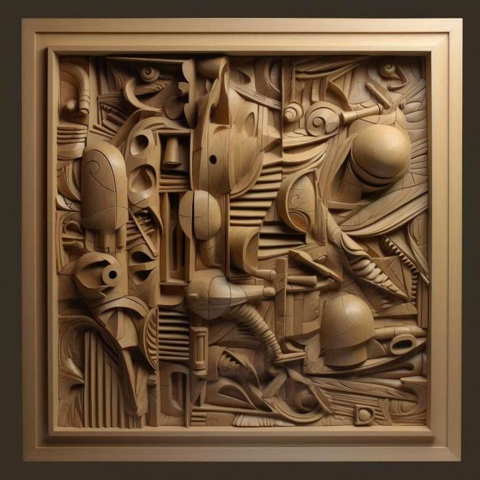 نموذج ثلاثي الأبعاد لآلة CNC 3D Art 